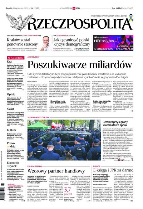 e-prasa: Rzeczpospolita – e-wydanie – 241/2026