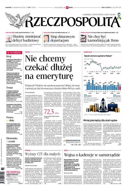 e-prasa: Rzeczpospolita – e-wydanie – 247/2026