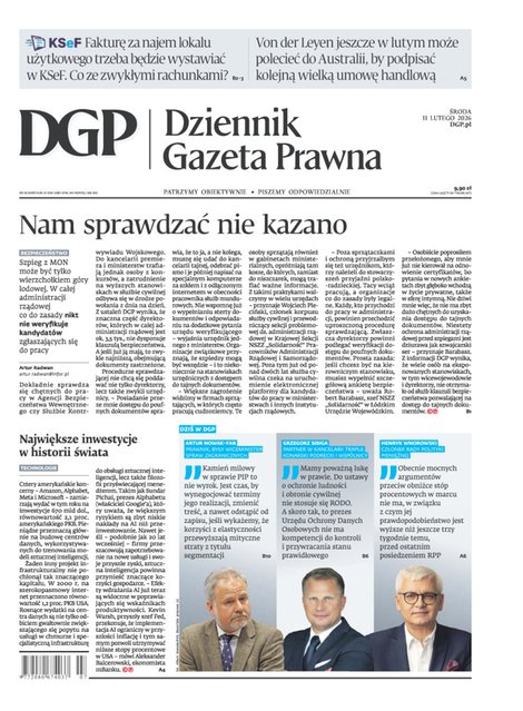 e-prasa: Dziennik Gazeta Prawna – e-wydanie – 28/2026
