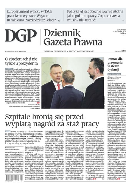 e-prasa: Dziennik Gazeta Prawna – e-wydanie – 29/2026