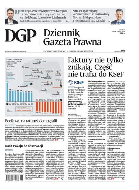 e-prasa: Dziennik Gazeta Prawna – e-wydanie – 33/2026
