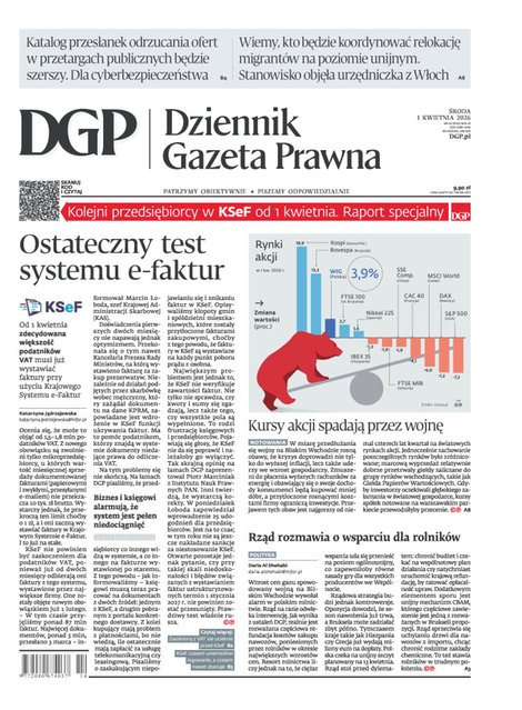 e-prasa: Dziennik Gazeta Prawna – e-wydanie – 63/2026