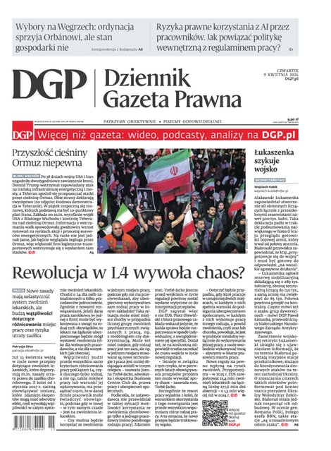 e-prasa: Dziennik Gazeta Prawna – e-wydanie – 68/2026