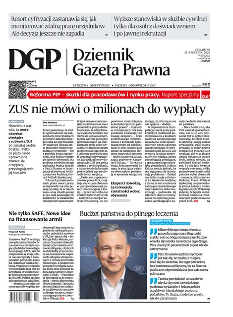 e-prasa: Dziennik Gazeta Prawna – e-wydanie – 78/2026