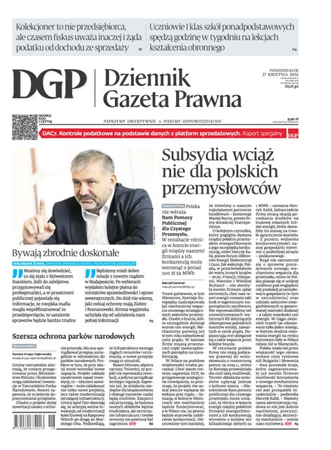 e-prasa: Dziennik Gazeta Prawna – e-wydanie – 80/2026