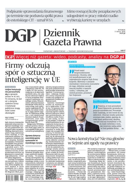 e-prasa: Dziennik Gazeta Prawna – e-wydanie – 85/2026