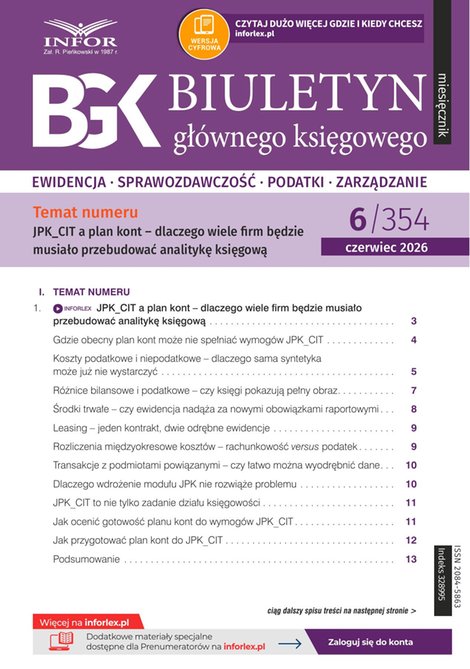 e-prasa: Biuletyn Głównego Księgowego – e-wydanie – 6/2026
