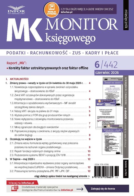 e-prasa: Monitor Księgowego – e-wydanie – 6/2026