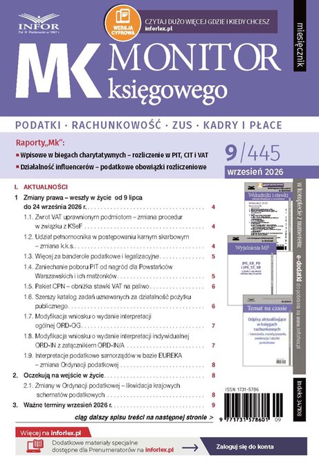 e-prasa: Monitor Księgowego – e-wydanie – 9/2026