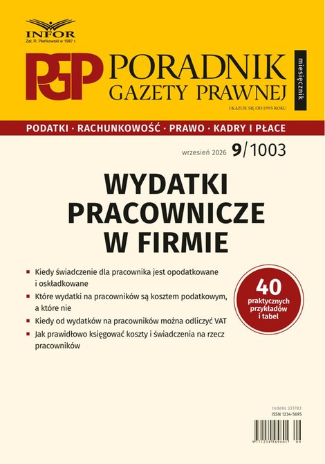e-prasa: Poradnik Gazety Prawnej – e-wydanie – 9/2026