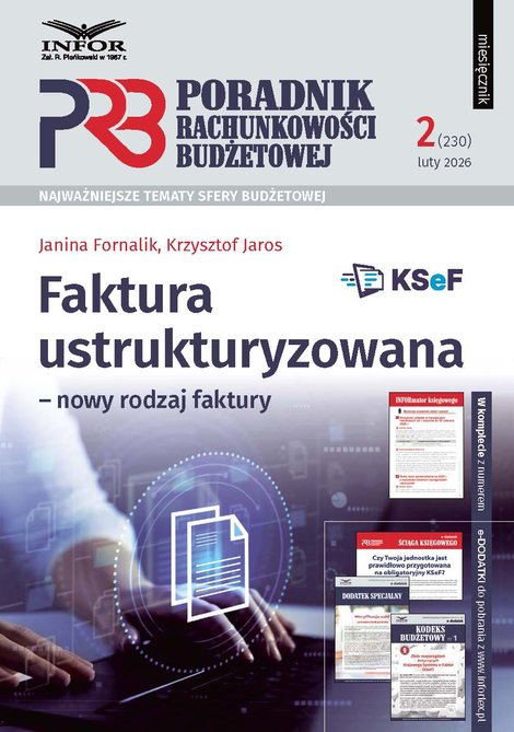 e-prasa: Poradnik Rachunkowości Budżetowej – e-wydanie – 2/2026