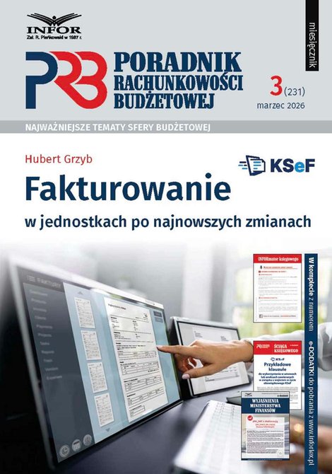 e-prasa: Poradnik Rachunkowości Budżetowej – e-wydanie – 3/2026