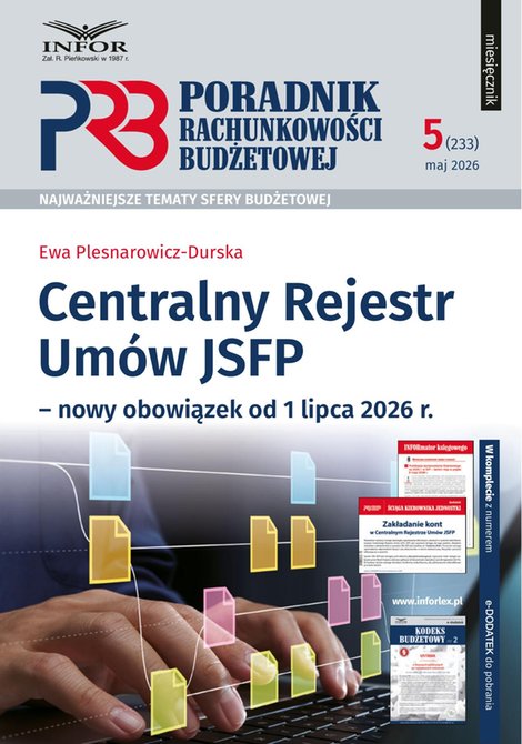 e-prasa: Poradnik Rachunkowości Budżetowej – e-wydanie – 5/2026