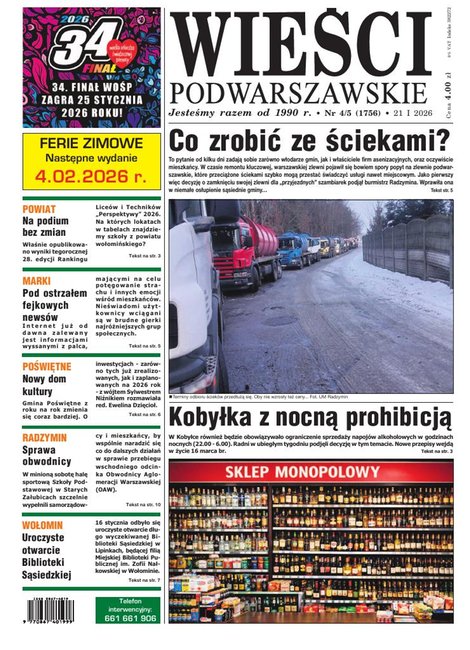 e-prasa: Wieści Podwarszawskie – e-wydanie – 4-5/2026
