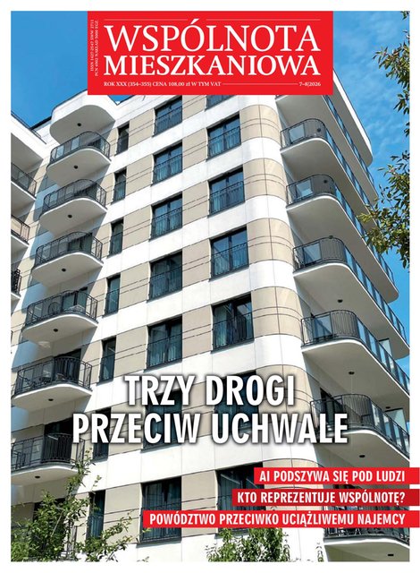e-prasa: Wspólnota Mieszkaniowa – e-wydania – 7-8/2026