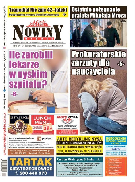 e-prasa: Nowiny Nyskie – e-wydania – 7/2026
