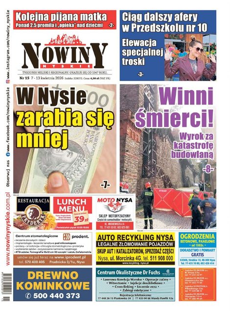 e-prasa: Nowiny Nyskie – e-wydania – 15/2026