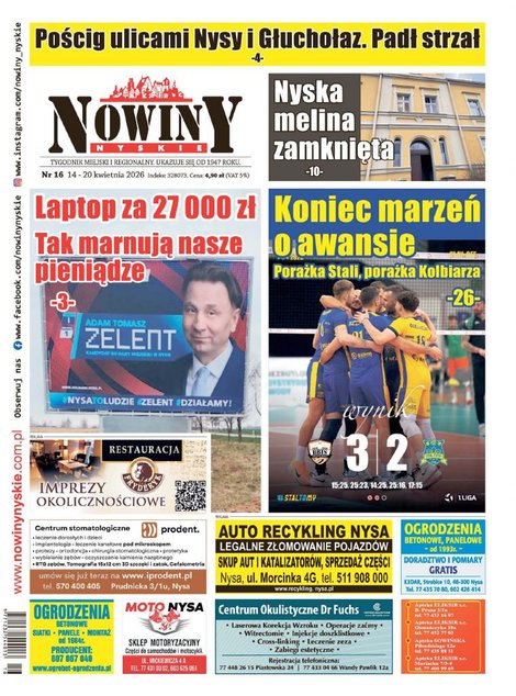 e-prasa: Nowiny Nyskie – e-wydania – 16/2026