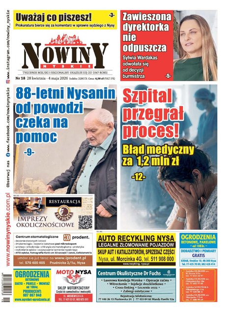 e-prasa: Nowiny Nyskie – e-wydania – 18/2026