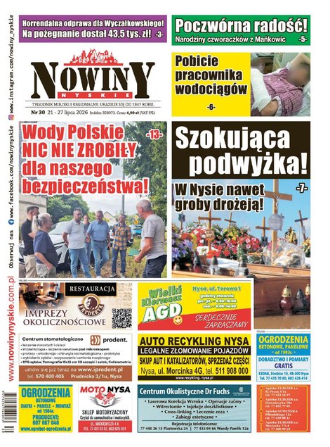 e-prasa: Nowiny Nyskie – e-wydania – 30/2026