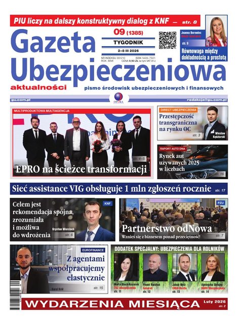 e-prasa: Gazeta Ubezpieczeniowa – e-wydanie – 9/2026