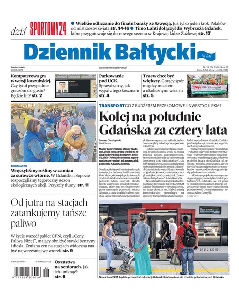 e-prasa: Dziennik Bałtycki – e-wydanie – 74/2026