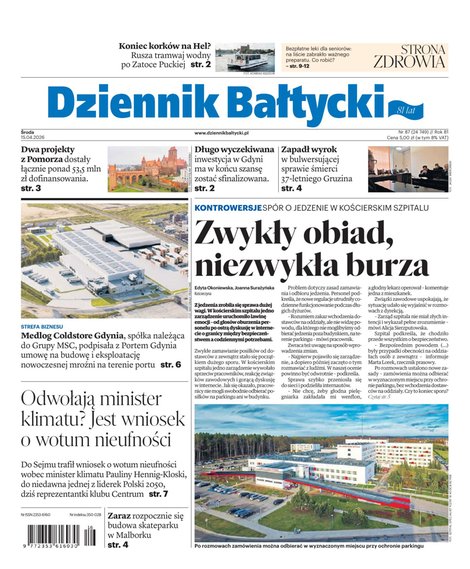 e-prasa: Dziennik Bałtycki – e-wydanie – 87/2026