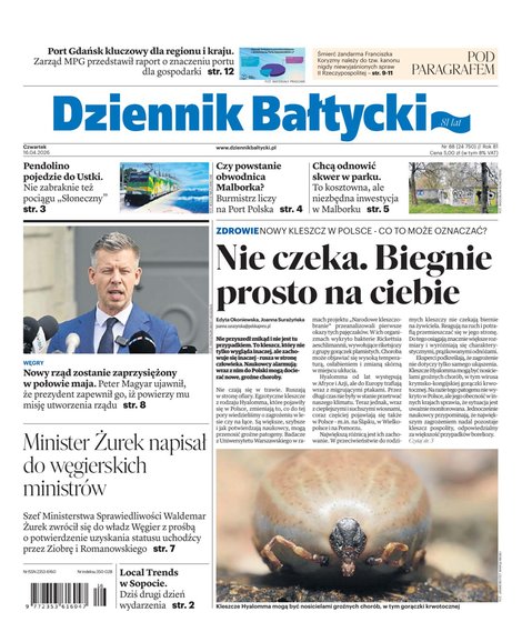 e-prasa: Dziennik Bałtycki – e-wydanie – 88/2026