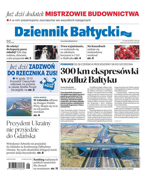 e-prasa: Dziennik Bałtycki – e-wydanie – 144/2026