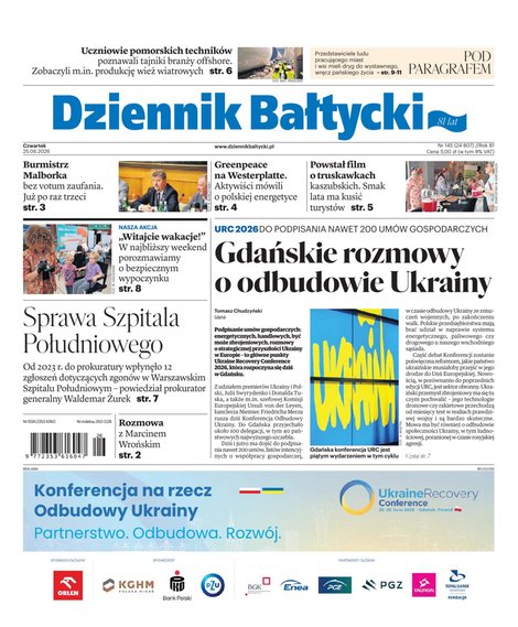 e-prasa: Dziennik Bałtycki – e-wydanie – 145/2026