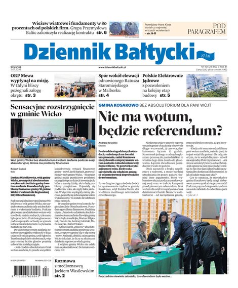 e-prasa: Dziennik Bałtycki – e-wydanie – 151/2026