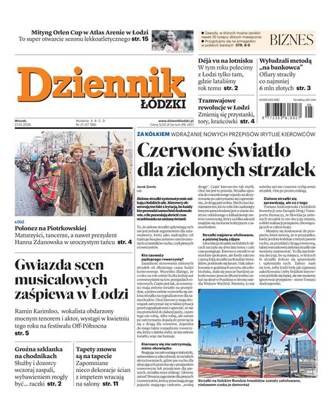 e-prasa: Dziennik Łódzki – e-wydanie – 21/2026