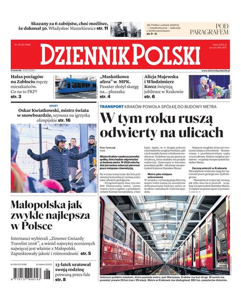 e-prasa: Dziennik Polski – e-wydanie – 29/2026