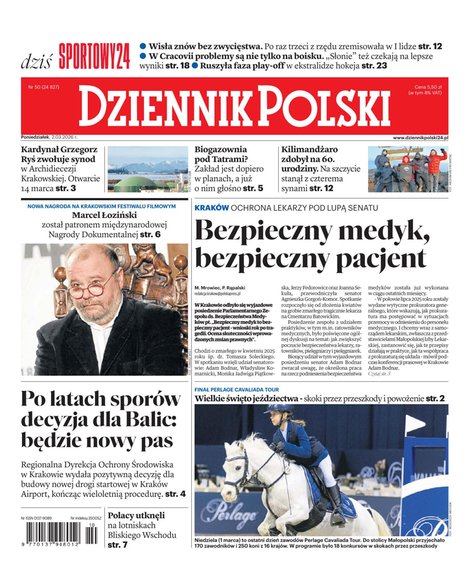 e-prasa: Dziennik Polski – e-wydanie – 50/2026