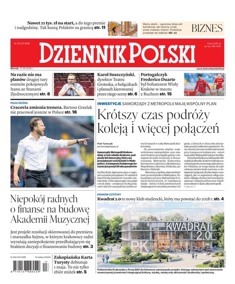 e-prasa: Dziennik Polski – e-wydanie – 92/2026