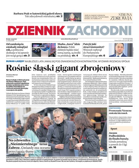 e-prasa: Dziennik Zachodni – e-wydanie – 127/2026