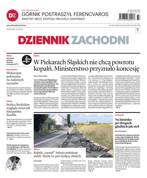 e-prasa: Dziennik Zachodni – e-wydanie – 184/2026