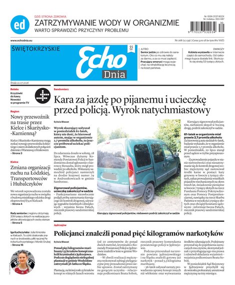 e-prasa: Echo Dnia - Świetokrzyskie – e-wydanie – 168/2026