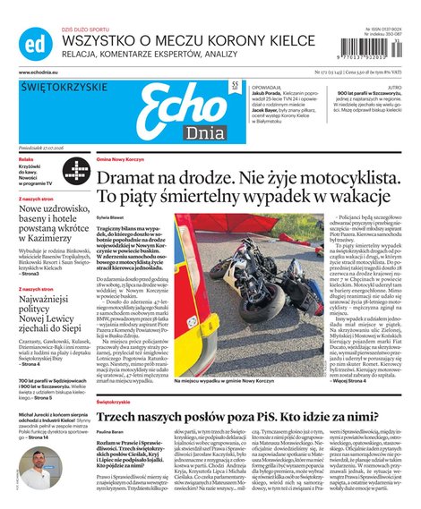 e-prasa: Echo Dnia - Świetokrzyskie – e-wydanie – 172/2026