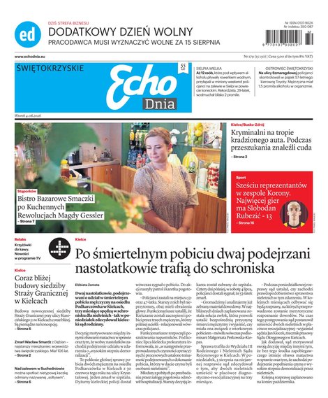 e-prasa: Echo Dnia - Świetokrzyskie – e-wydanie – 179/2026
