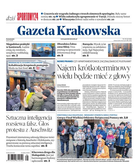 e-prasa: Gazeta Krakowska – e-wydanie – 20/2026