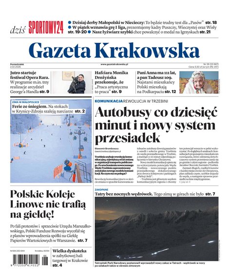 e-prasa: Gazeta Krakowska – e-wydanie – 26/2026