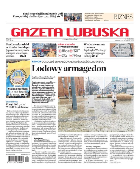 e-prasa: Gazeta Lubuska – e-wydanie – 21/2026