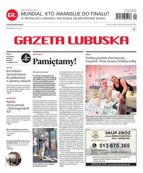 e-prasa: Gazeta Lubuska – e-wydanie – 160/2026