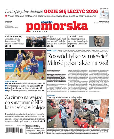 e-prasa: Gazeta Pomorska - Włocławek – e-wydanie – 20/2026