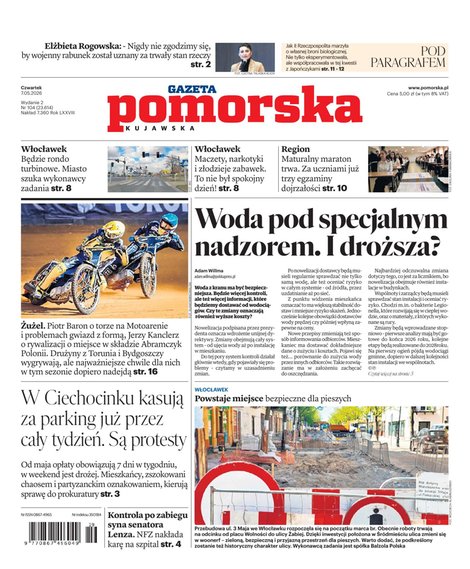 e-prasa: Gazeta Pomorska - Włocławek – e-wydanie – 104/2026