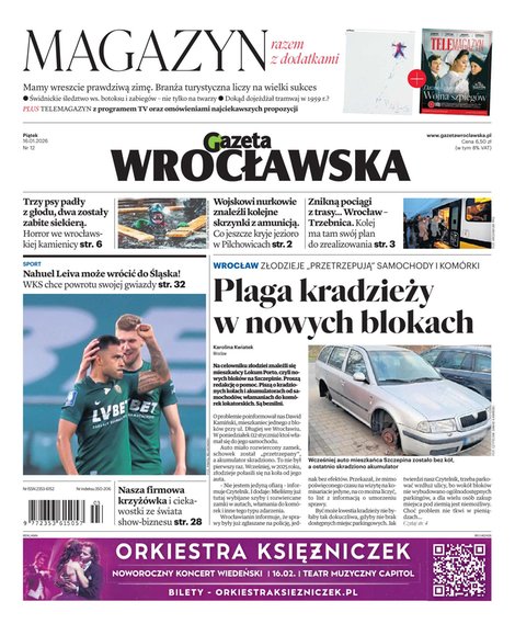 e-prasa: Gazeta Wrocławska – e-wydanie – 12/2026