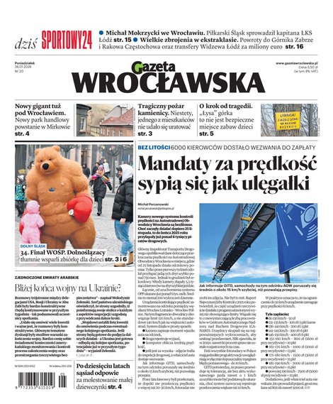 e-prasa: Gazeta Wrocławska – e-wydanie – 20/2026