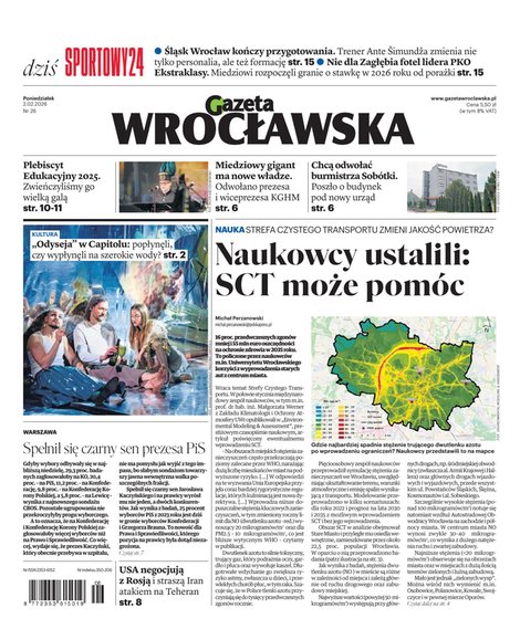 e-prasa: Gazeta Wrocławska – e-wydanie – 26/2026