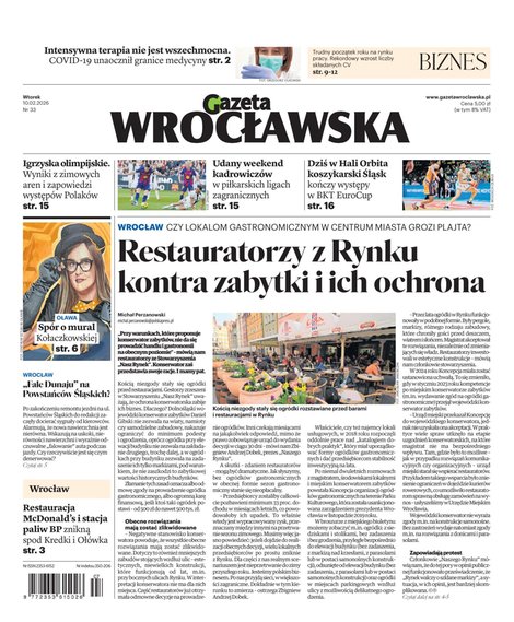 e-prasa: Gazeta Wrocławska – e-wydanie – 33/2026